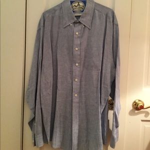 Brooks brothers linen button up shirt